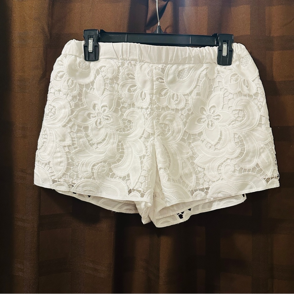 RAG & BONE White Amy Lace Shorts size small - Picture 5 of 9
